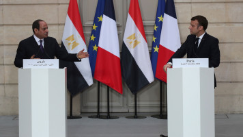 sisi macron egypt france