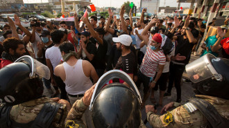 iraq protesters security getty