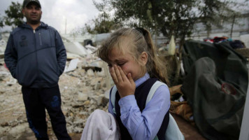 house demolition, Palestine - Anadolu