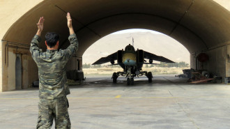 Syrian fighter jet AFP