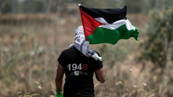 Palestinian flag - AFP