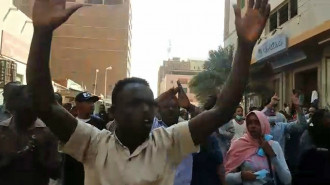 Sudan protests -- AFP