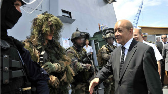 Le Drian soldiers