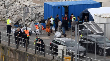 Dover migrants - Getty