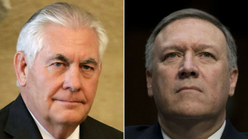 Tillerson and Pompeo  - AFP