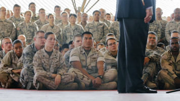  AFP Leon Panetta Camp Lemonnier Djibouti 