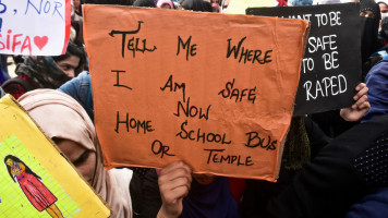 Kashmir students protest