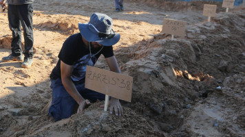 migrant graves Tunisia - Getty