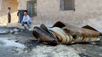 Barrel bomb Syria - Getty