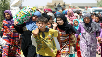 Fallujah civilians AFP