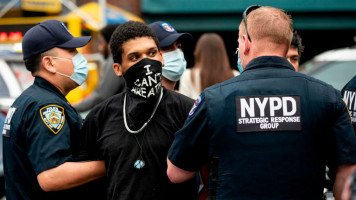 BLM protester - Getty