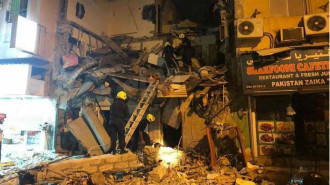 Building collapses in Manama