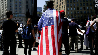 Racist rally NYC - Anadolu