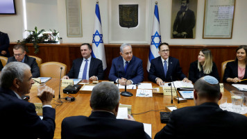 Netanyahu cabinet meeting