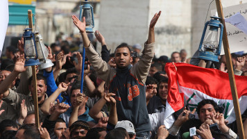 Iraqis protest electricity - Getty