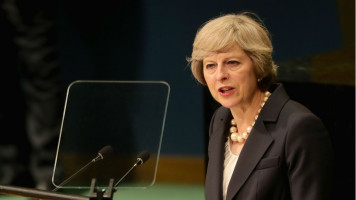 Theresa May at UN gen assembly