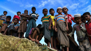 Rohingya children - AFP