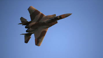 ISraeli F-15 fighter jet