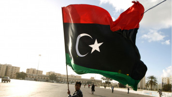 Libya flag AFP