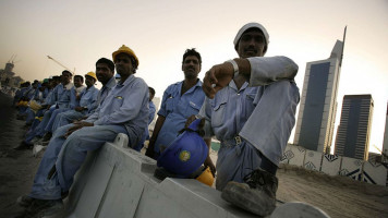 Migrant workers Dubai - Getty