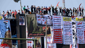 Iraq protests Tahrir - Getty