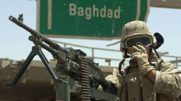 US marine Baghdad Iraq war englishsite