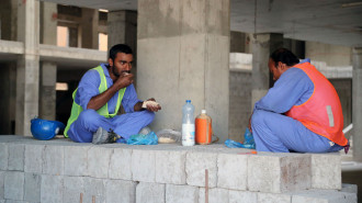 Qatar workers AFP