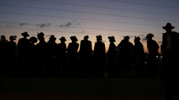 Ultra Orthodox protesters -- AFP