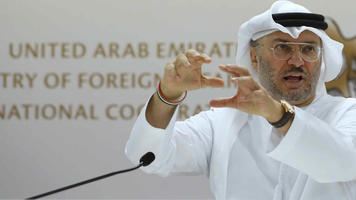 Anwar Gargash UAE foreign minister AFP