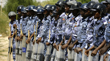 Sudanese riot police