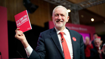 Corbyn manifesto - Getty