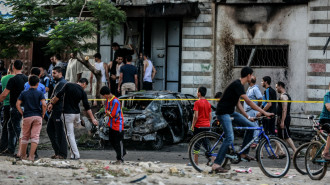 Gaza  hamas cars attacked