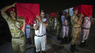 Egyptian police and army in Sinai [AFP]