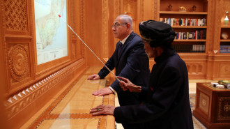 Netanyahu and Qaboos [ ISRAELI PRIME MINISTRY OFFICE]]