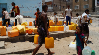 Water shortages Aden [Anadolu]