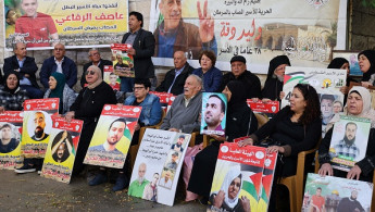 Palestinian detainees' families [Getty]