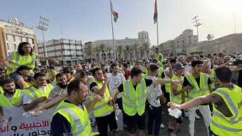 Protests have taken place across Libya against continued political deadlock and deteriorating services [Getty]