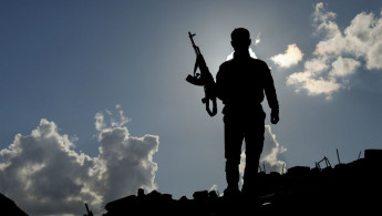 A Syrian Democratic Forces fighter.