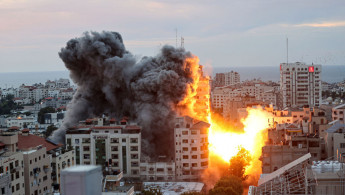 Israeli forces bombed residential areas in the Gaza Strip [Getty]