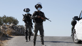 Israeli soldiers manning a check point in the occupied west bank. Ibrahim Husseini/TNA