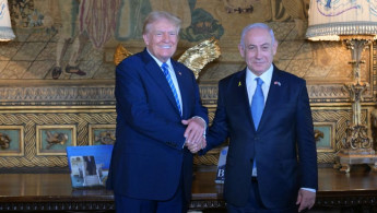 Trump's warm greeting to Netanyahu contrasted with Kamala Harris's critical reception [Getty]