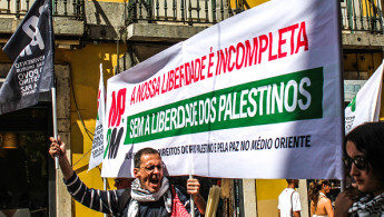 Rally Against Gaza war In Lisbon