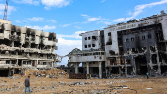 Gaza's main Al-Shifa hospital has become a stark symbol of the devastation wrought by the war [Photo by OMAR AL-QATTAA/AFP via Getty Images]