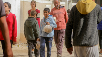 Palestinians in Gaza [Getty]