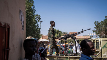 Photo of soldier in Omdurman, Sudan