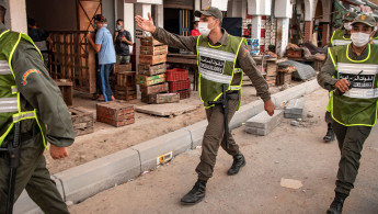 morocco coronavirus police