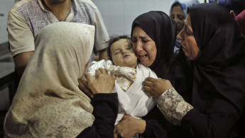 Gaza baby protests