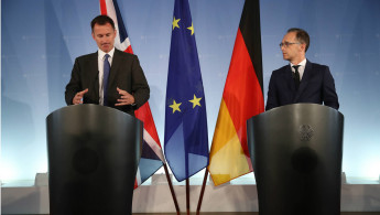 Jeremy Hunt Heiko Maas - getty