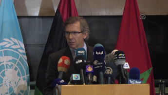 Libya UN envoy Bernardino Leon speaks about unity government