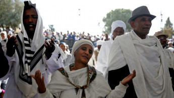 Ethiopian Jews protest - Getty